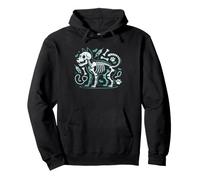 Halloween Vet Tech Skeleton Dog Patient Exam Table Spooky Pullover Hoodie