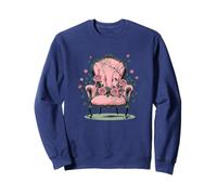 Halloween Victorian Chair Spooky Horror Mansion Scary Fun Sweatshirt