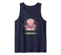 Halloween Victorian Chair Spooky Horror Mansion Scary Fun Tank Top