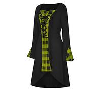Halloween Victorian Dresses Plus Size Skirt Gothic Dress Medieval Costume Evening Party Prom Cocktail Swing Glad Rags Vintage Elegant A-line Costumes Halloween Dress for Women