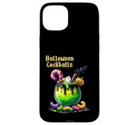 Halloween Vintage Cocktail Drinks Case for iPhone 15 Plus