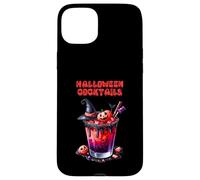 Halloween Vintage Cocktail Drinks Case for iPhone 15 Plus
