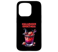 Halloween Vintage Cocktail Drinks Case for iPhone 15 Pro