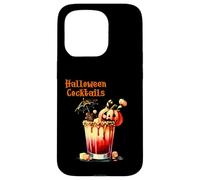 Halloween Vintage Cocktail Drinks Case for iPhone 15 Pro