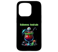 Halloween Vintage Cocktail Drinks Case for iPhone 15 Pro