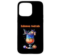 Halloween Vintage Cocktail Drinks Case for iPhone 15 Pro Max