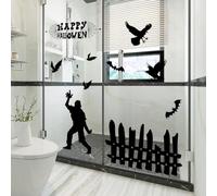 Halloween Wall and Window Decals with Scary Art for Transforming Any Space into a Halloween Haunted House Scene