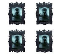 Halloween Wall Decals 3D Scary Realistic Stickers Bloody Dark Creatures Decoration for Walls Living Room Horror Party