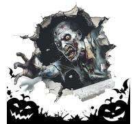 Halloween Wall Sticker - Removable Wall Decoration | Screaming Creatures Decoration for Kitchen Bar Living Room Bedroom