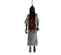 Halloween Wall Stickers for Parties - Bloody Hands Dead Theme Perfect for Bedrooms and Windows Holiday (A, 100x30x1cm)