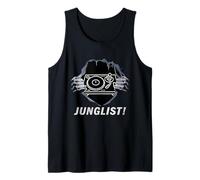 Halloween Ware Wolf Tear Drum and Bass Rave Costume Junglist Tank Top