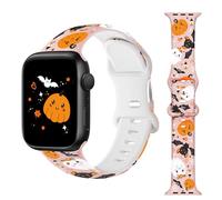 Halloween Watch Band Compatible with Apple Watch Band 38mm 40mm 41mm 42mm 44mm 45mm 49mm 46mm,Cute Halloween Watch Strap Compatible with iWatch Apple Watch Series 10 9 Ultra 8 7 6 5 4 3 2 1 SE Women