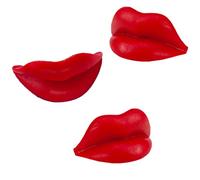 Halloween Wax Lips Candy, Cherry flavor, Party Favorite Treats (Lips, 3-Pack)