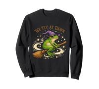 Halloween We Fly At Dawn Frog Matching Group Womens Sweatshirt