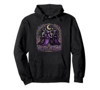 Halloween We Fly At Dawn Witch Matching Group Womens Pullover Hoodie