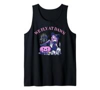 Halloween We Fly At Dawn Witches Matching Group Womens Tank Top