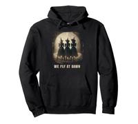 Halloween We Fly At Dawn Witches Matching Womens Pullover Hoodie