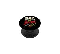 Halloween Welder Sparks & Specters Spooky Ghost Gift PopSockets Adhesive PopGrip