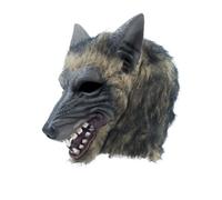 Halloween Werewolf Brown Brindle Wolf Mask