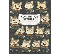 Halloween Werewolf Composition Notebook: Spooky College Ruled Writing Journal for Kids, Teens, and Adults - 8.5" x 11", 120 Pages