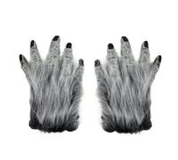 Halloween Werewolf Gloves Latex Wolf Claws Gloves Horror Animal Paw Mittens