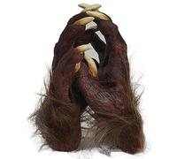 Halloween Werewolf Gloves With Fur For Men Women Horrific Demon Zombie Devil Hairy Beast Animal Mittens Latex Wolf Paws Claws Gloves Halloween Cosplay Hand Costume Prop