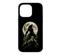 Halloween Werewolf Howling Full Moon Spooky Men Graphic Case for iPhone 14 Pro Max