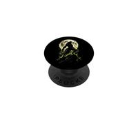 Halloween Werewolf Howling Full Moon Spooky Men Graphic PopSockets Adhesive PopGrip