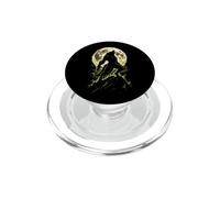 Halloween Werewolf Howling Full Moon Spooky Men Graphic PopSockets PopGrip for MagSafe
