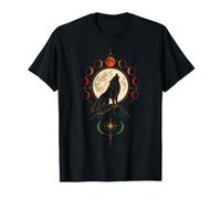 Halloween Werewolf Howling Full Moon Spooky Men Graphic T-Shirt