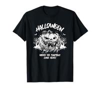 Halloween Where The Pumpkins Come Alive Ghostly Mist Rising T-Shirt