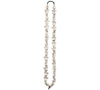 Halloween white skull necklace