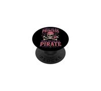Halloween Why Be A Princess When You Can Be A Pirate Girls PopSockets Adhesive PopGrip