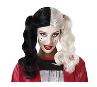 Halloween Wig Harlequin White Unisex Costumes NEW