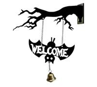 Halloween Wind Chimes, Spooky Ghost Swing Decor for Porch Garden