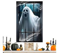 Halloween Window Covering - Spooky Window Decoration | Door Poster | Haunted House Decor, Outdoor Porch, Interior Festive Decor, Balcony, Haunted House Accessory, Seasonal Home Dec