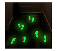 Halloween Window Stickers 2 Sheets Glow in The Dark Footprint Clings for Halloween Decorations Kids Create Magical Night Time Pathways in Bedroom Corridor Fun Party Game