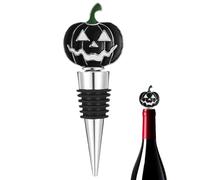 Halloween Wine Bottle Cork,Halloween Alloy Wine Sealer Bottle Cork - Strong Sealing Festival Beverage Decorations for Kitchen Home Cellar Living Room Party Holiday Dining Table