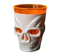 Halloween wine glass, LED electronic wine drink glass, horror wine glass, gothic wine glass, skull design glass, skeleton wine glass, whiskey glass with skull par, Consulte la descripción, See