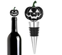 Halloween Wine Stopper | Halloween Alloy Wine Sealer Bottle Cork,Strong Sealing Champagne Preserver Accessory Kitchen Decor for Holiday Party Wedding Cellar Living Room