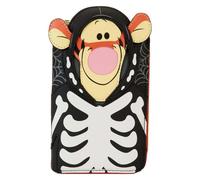 Halloween Winnie The Pooh Loungefly Purse Skeleton Tigger Glow Zip Around Wallet