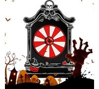 Halloween Winning Wheel, Game Turntable with Prizes, Interactive Table Decoration for Family Parties, Class Activities, Carnival Events and Holidays