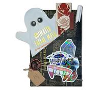 Halloween Witch Blind Date with a Book, Blind Date with a Spooky Book for Women Books Lovers Librarian Readers Bookish Gift, Mystery Books, Chilling Cothic Tales, Dark Romance (Ghost)