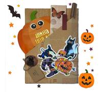 Halloween Witch Blind Date with a Book, Horror Halloween Blind Date with a Book, Ghostly Blind Date Book Box Gift Set for Halloween, Book Lovers, Mystery Novel Surprise (C)
