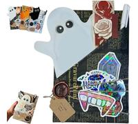 Halloween Witch Blind Date with a Book, Horror Halloween Blind Date with a Book, Mystery Book Gift Set, Halloween Decorations Blind Date Book Box for Halloween Enthusiasts Book Lover(Ghost)