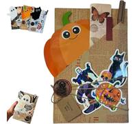 Halloween Witch Blind Date with a Book, Horror Halloween Blind Date with a Book, Mystery Book Gift Set, Halloween Decorations Blind Date Book Box for Halloween Enthusiasts Book Lover(Pumpkin)