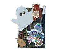 Halloween Witch Blind Date with A Book, Horror Halloween Blind Date with A Book, Spooky Literary Surprise for Book Lovers, Ghostly Blind Date Book Box Gift Set for Family, Friends (C)