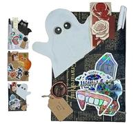 Halloween Witch Blind Dates with a Book, Horror Halloweens Blinds Date with a Books, Mystery Book Blind Box Gift Set, Ghostly Blinds Dates Books Box Gift Set for Halloweens (1Pcs-Ghosts)