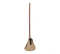 Halloween Witch Broom 95cm Wooden Handle Spooky Decor Natural Twig Broom 95cm Brown Rustic Halloween Prop Witch for costume Broom 95cm Lightweight for Kids Adults 95cm Long Handle Broom Wood Halloween