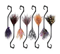 Halloween Witch Broom Colorful Cosplay Props Role Playing